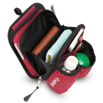 8ポケットポーチガバっと開くファスナーポケット