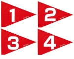 グラウンドゴルフ用品旗のストロング旗セット（８枚組）G3101-8