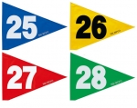 グラウンドゴルフ用品旗のストロング旗（１枚）特注番号No.9〜G3101_25