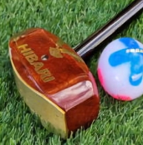 高級天然木クラブひばり５真鍮ソール