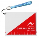 ゲートボール用品トスコイン・マーカーホルダーのGBスケールカードタイプGBS
