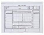 ゲートボール用品記録用紙の公式記録用紙SH-550